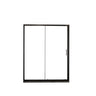 Single Sliding Shower Door, Thick Clear Tempered Glass Shower Door With Stainless Steel Handle