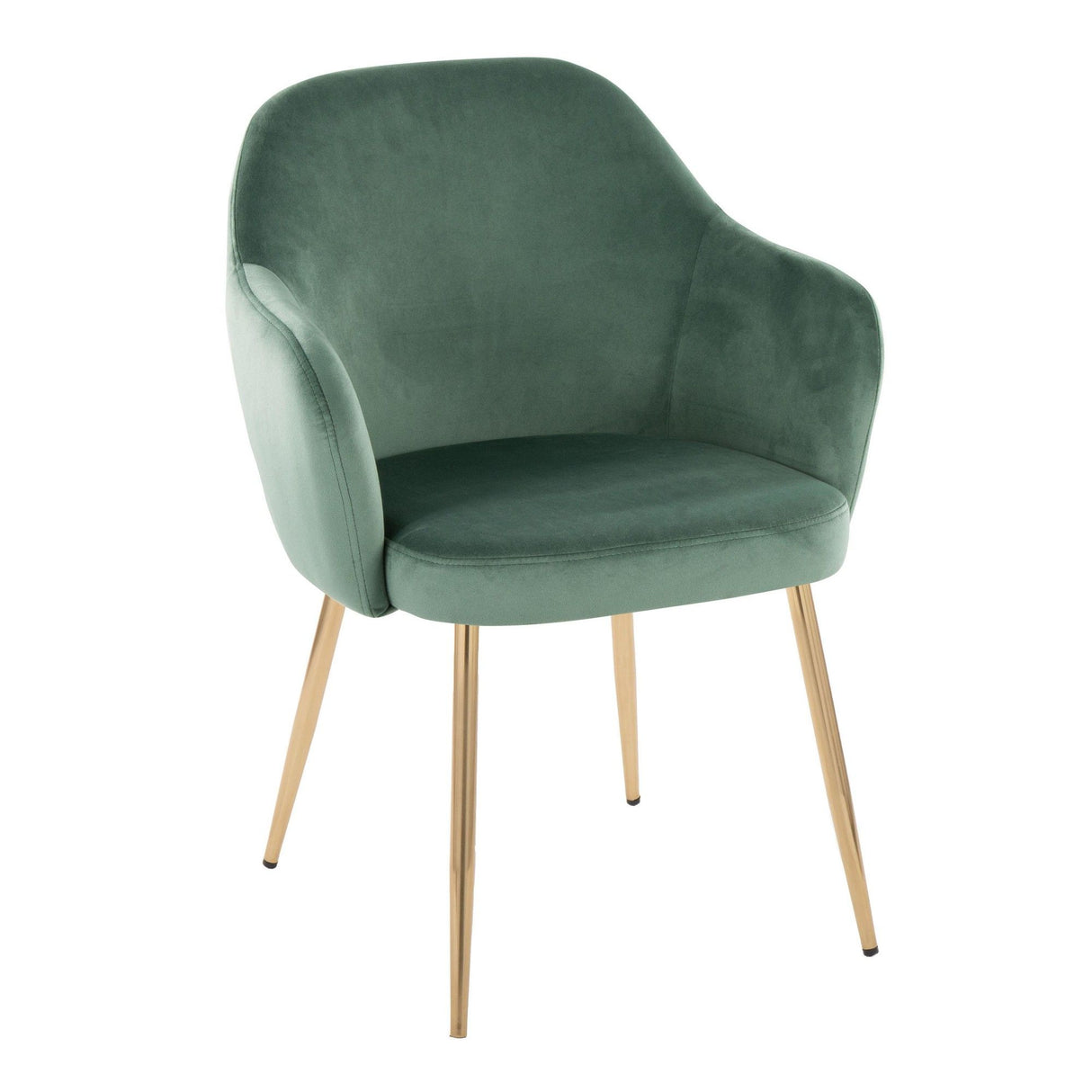 Buena - Dining Chair (Set of 2) - Gold Metal Legs