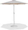 Fiji - Aluminum Patio Umbrella With Round White Base