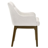 Kasha - Side Chair (Set of 2) - Chenille / Vintage Oak