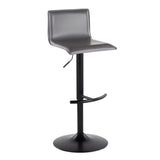 Mara - Adjustable Barstool (Set of 2) - Black Metal
