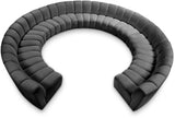 Infinity - 11 Piece Velvet Modular Sectional