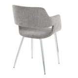 Margarite - Dining / Accent Chair - Chrome Metal (Set of 2)