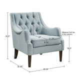Qwen - Button Tufted Accent Chair