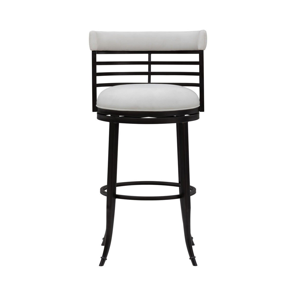 Telia - Upholstered Swivel Bar Height Barstool