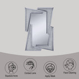 Noralie - 47" Accent Mirror - Mirrored & Faux Diamonds