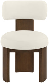 Atelier - Vegan Leather Upholstered Dining Chair (Set of 2) - Painted Brown Frame