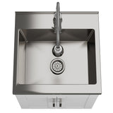 Hennessy - Deluxe Laundry Cabinet With Faucet And Stainless Steel Sink