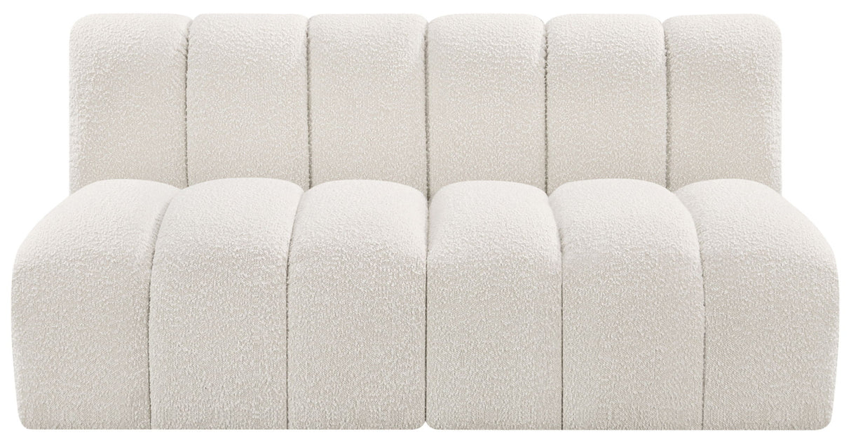 Arc - Boucle Fabric 2 Seats Modular Sofa