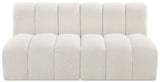 Arc - Boucle Fabric 2 Seats Modular Sofa