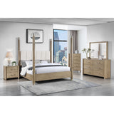 Sarai - Nightstand With Spacious Drawers And Handles - Brown