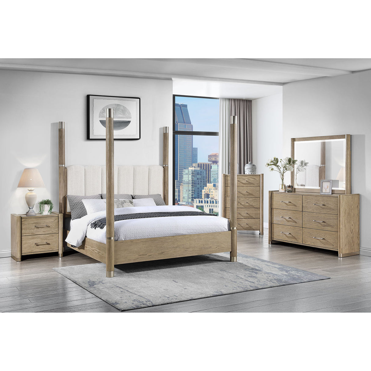 Sarai - Bed With Plush Upholstered Headboard