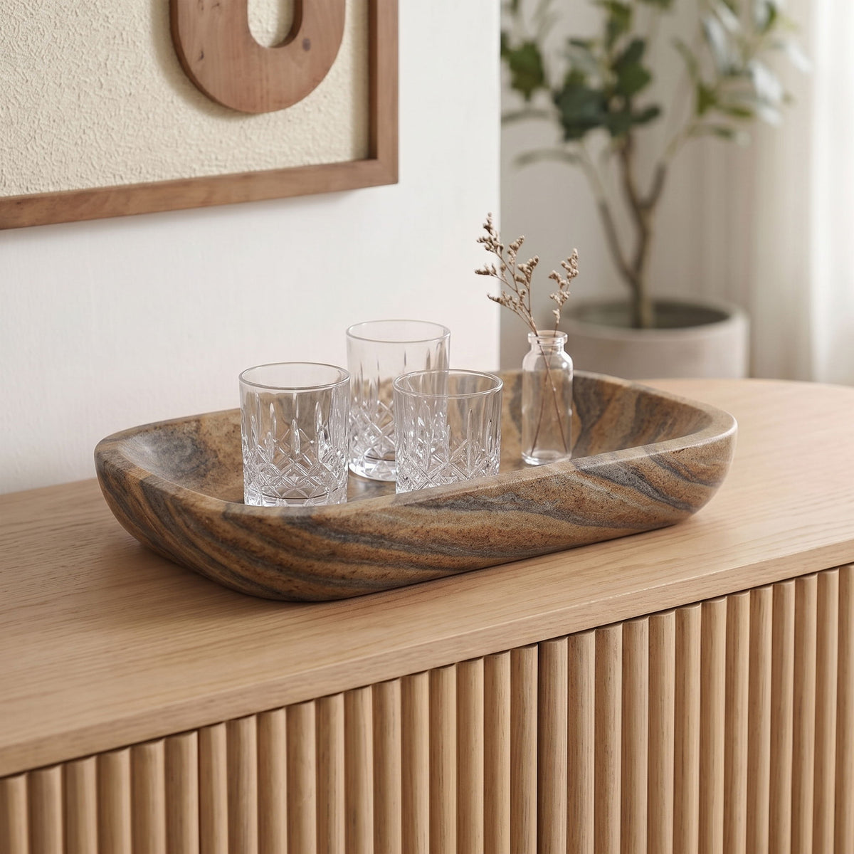 Joel - Sandstone Tray - Sand