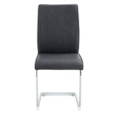 Luxury Simple Arch High Resilience Dining Chair With Arched Leg