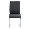 Luxury Simple Arch High Resilience Dining Chair With Arched Leg