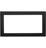 GE JX830FMDS 30 Inch Built-In Microwave Trim Kit Black Slate front view