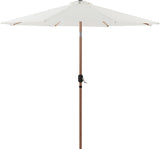 Fiji - Aluminum Patio Umbrella With Square Teak Base