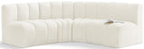 Arc - Velvet 4 Piece Corner Modular Sofa