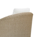 Pavilion - Outdoor Swivel Club Chair - White