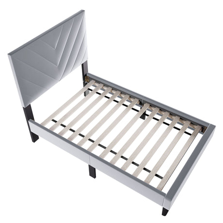 Bed Set With Adjustable Headboard