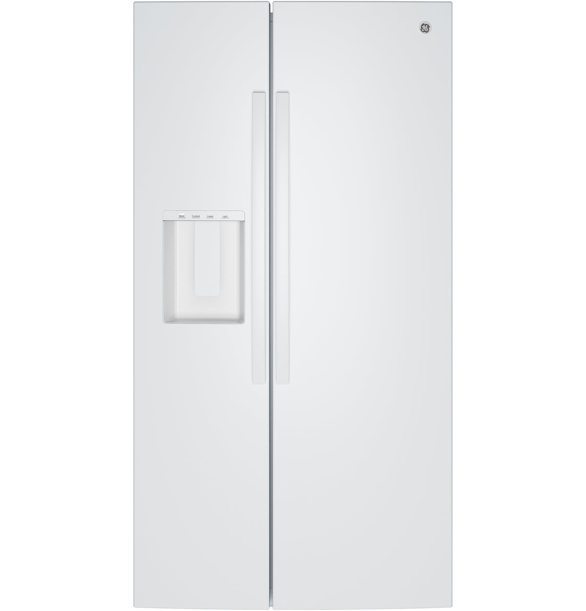 GE GZS24NGYWW side-by-side refrigerator