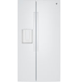 GE GZS24NGYWW side-by-side refrigerator