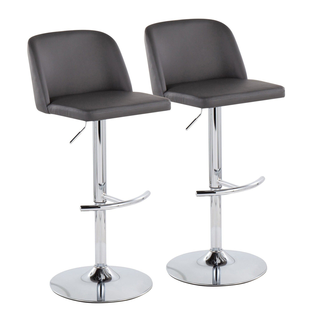 Tintori - Bar Stool With Footrest Set