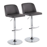 Tintori - Bar Stool With Footrest Set