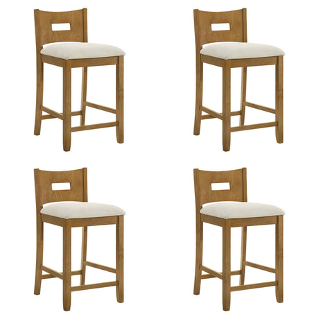 Ren - 30" Bar Height Rubberwood Barstool