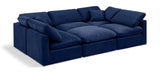 Indulge - Velvet 6 Piece Modular Sectional