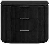 Astrid - Solid Wood And Oak Veneer Nightstand