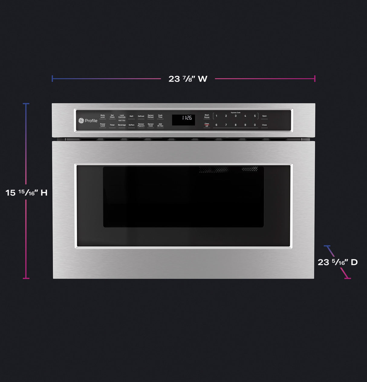 GE Profile PWL1126SWSS feature detail