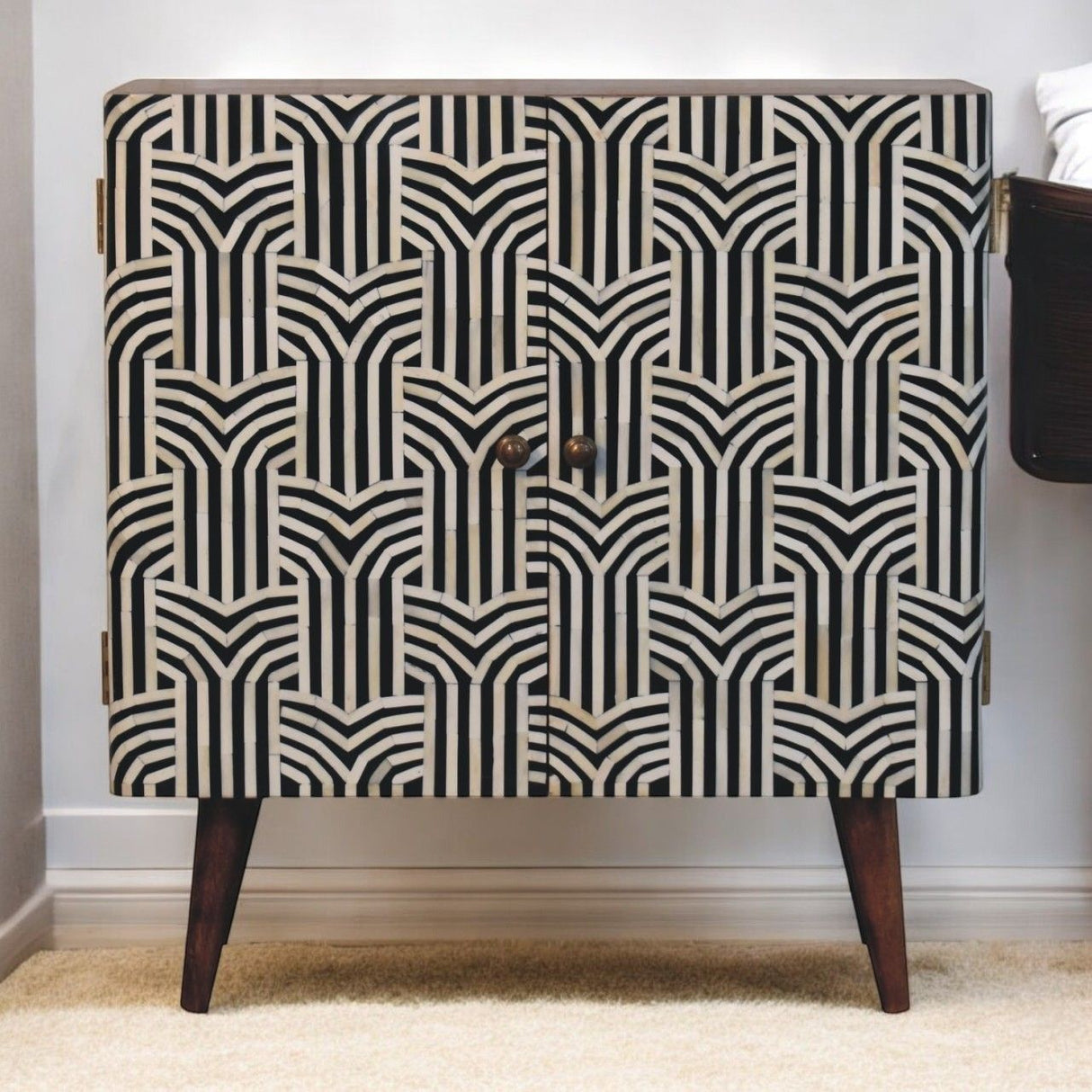 Edessa Bone Inlay Cabinet