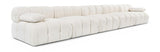 Orin - Velvet 5 Piece Modular Armless Sofa