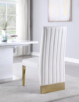 Porsha - Dining Chair (Set of 2) - Gold Base
