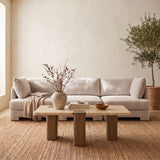 Hammond - Velvet Performance Fabric Upholstered 3 Piece Sofa