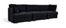 Hammond - Velvet Performance Fabric Upholstered 3 Piece Sofa