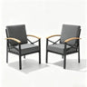 Outdoor Patio Armchair, All Weather (Set of 2)