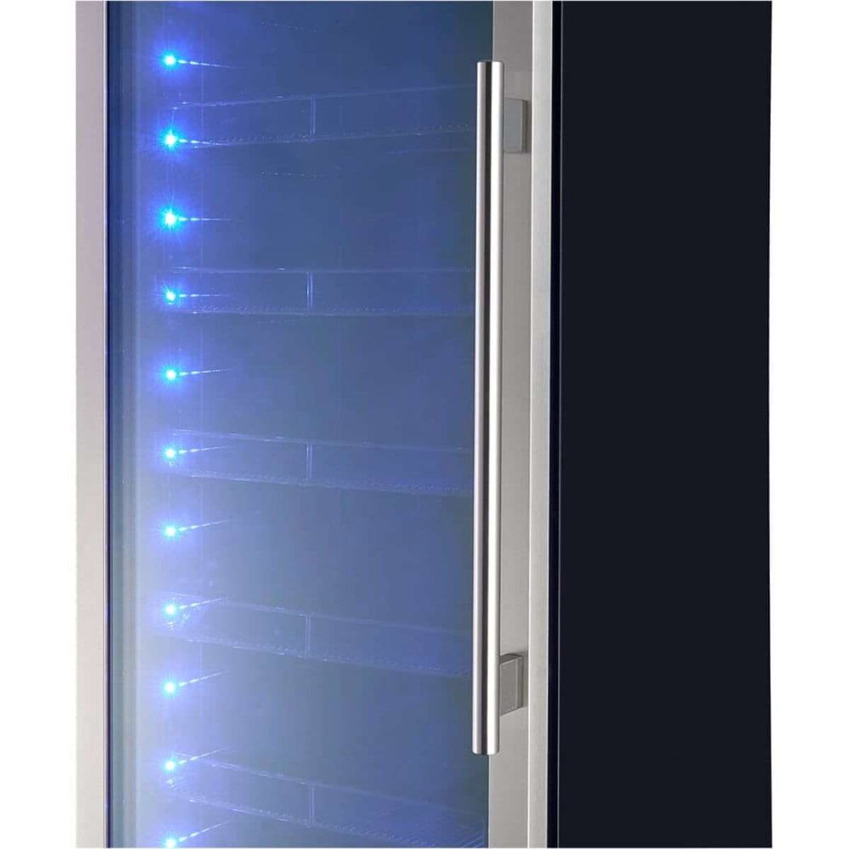 Forno Cesinali FBCBI670324S 24 Inch Freestanding/Built-In Beverage Center with 427 Can Capacity, 15.8 cu. ft. Capacity, Single Temperature Zone, Touch Control, Reversible Door and Triple-Layer Anti-UV Glass Door