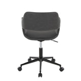 Margarite - Task Chair - Black Metal
