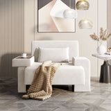 Modern Oversized Armchair With Soft Cushion For Living Room