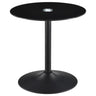 Ganso - Round Metal Coffee Table With Tempered Glass Top