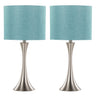 Lenuxe - Contemporary Semi Gloss Table Lamp (Set of 2)