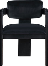 Sacha - Velvet Dining Chair With Black Base (Set of 2)
