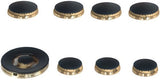 Forno FBKIT48 48 Inch Gas Burner Kit: 8 Brass Burners & New Burner Caps - Brass