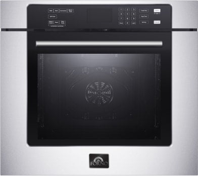 Forno FBOEL135830 30 Inch Single Electric Wall Oven with 5 cu. ft. Oven Capacity, Convection, 2 Oven Racks, Self-Clean, Warm/Proof, Convection Cooking, Delay-Start, Temperature Probe, Touch Control, Sabbath Mode, and CSA Certified