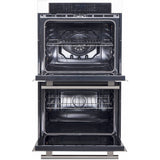 Forno FBOEL136530 30 Inch Double Convection Electric Wall Oven with 10 Cu. Ft. Total Capacity, 10 Functions, True European Convection, Self/Steam Cleaning, Delay Start, LED Display, Touch Controls, Air Fry and Sabbath Mode