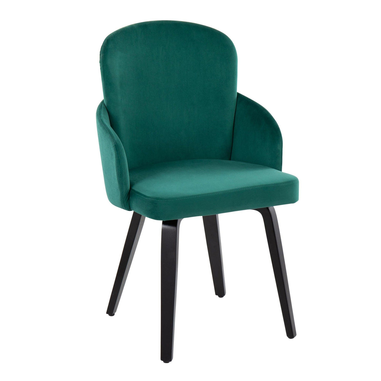 Dahlia - Contemporary Dining Chair (Set of 2) - Black Wood