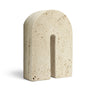 Phillipe - Genuine Travertine Bookend