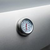 Mont Alpi Deluxe Series 8.5 Ft U-Shaped Natural Gas Outdoor Kitchen Island w/ Side Burner & Fridge - MAi400-D45FC